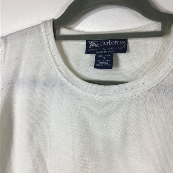 Burberry | Vintage Puff Short Sleeve Sweater~S - Picture 4 of 9